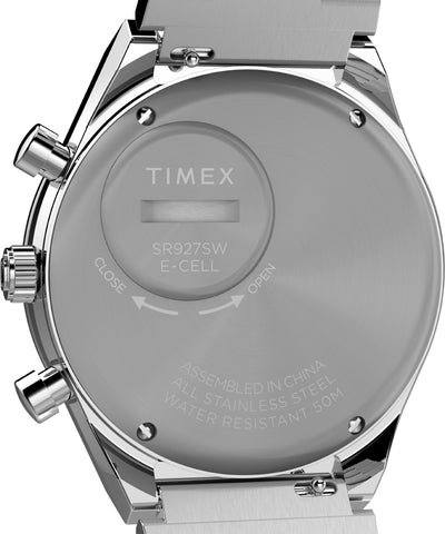 TIMEX TW2W51600 Watch - Q Diver Inspired Chrono 1-Year Warranty Blue Water Resistant Stylish Design (Image 4)