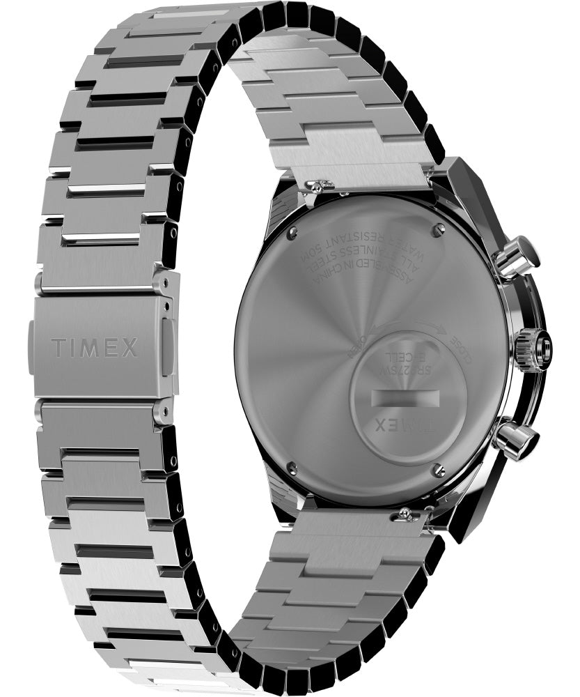 TIMEX TW2W51600 Watch - Q Diver Inspired Chrono 1-Year Warranty Blue Water Resistant Stylish Design (Image 5)