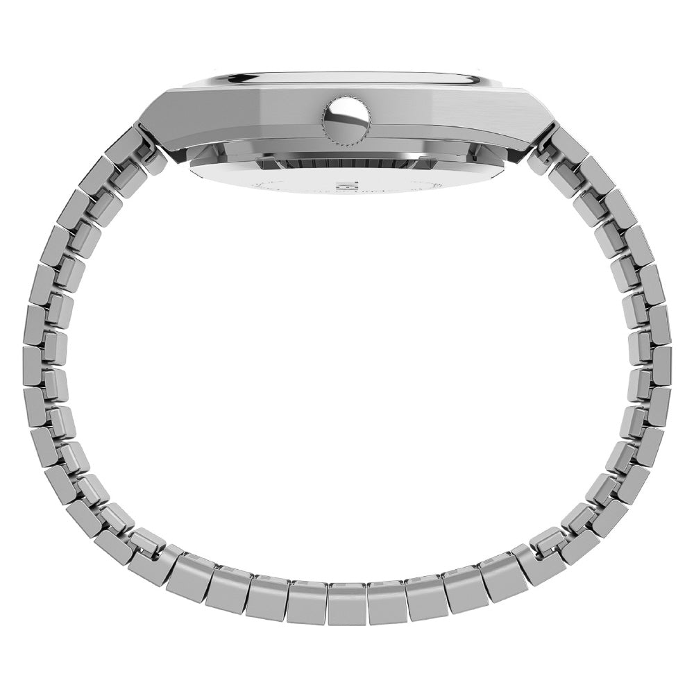 TIMEX TW2W70800 Watch - Reissue 1983 Automatic Silver Stainless Steel Water Resistant 1-Year Warranty (Image 6)