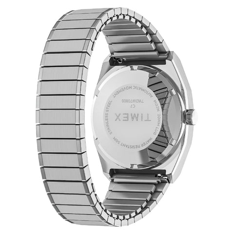 TIMEX TW2W70800 Watch - Reissue 1983 Automatic Silver Stainless Steel Water Resistant 1-Year Warranty (Image 8)