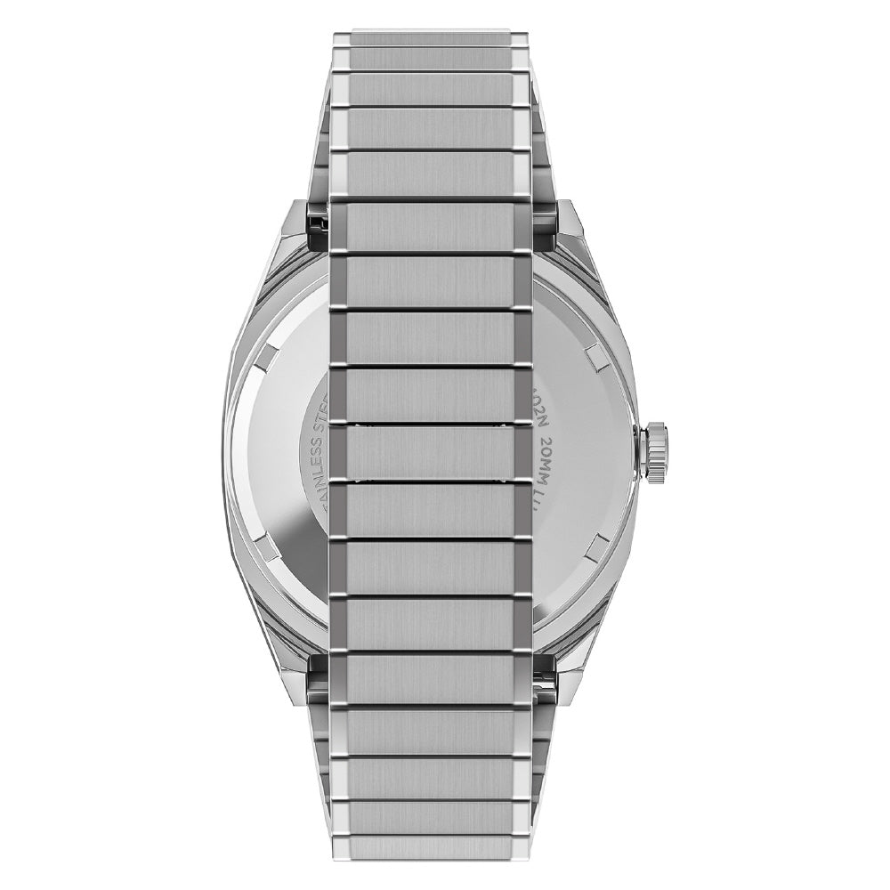 TIMEX TW2W70800 Watch - Reissue 1983 Automatic Silver Stainless Steel Water Resistant 1-Year Warranty (Image 9)