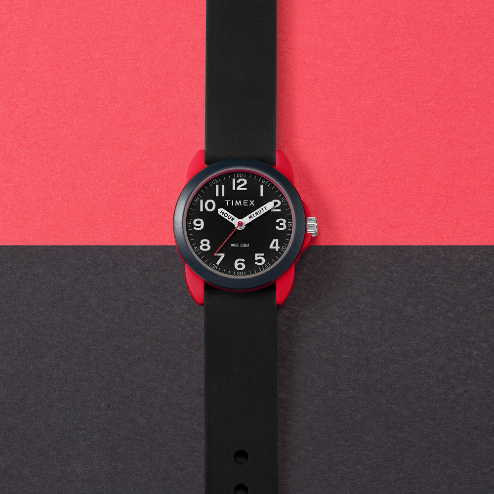 TIMEX TW2W91900 Watch - Kids Analog Time Machine 1-Year Warranty Stylish Black Durable Design Easy-to-Read Dial (Image 6)