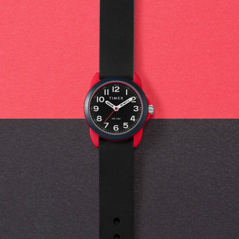 TIMEX TW2W91900 Watch - Kids Analog Time Machine 1-Year Warranty Stylish Black Durable Design Easy-to-Read Dial (Image 6)