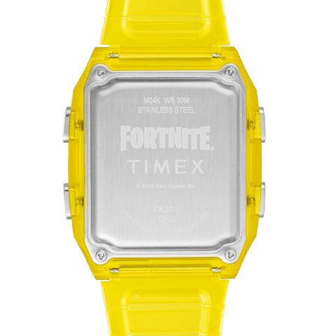 TIMEX TW2W96600 Watch - Stylish Yellow Design Limited Edition Fortnite Collaboration Water Resistant 1-Year Warranty (Image 4
