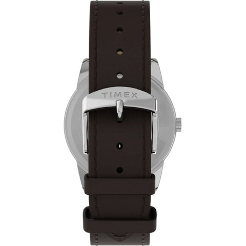 TIMEX TW2Y12600 Easy Reader Classic 1-Year Warranty White Silver Elegant Design Easy-to-Read Dial Stylish Everyday Wear