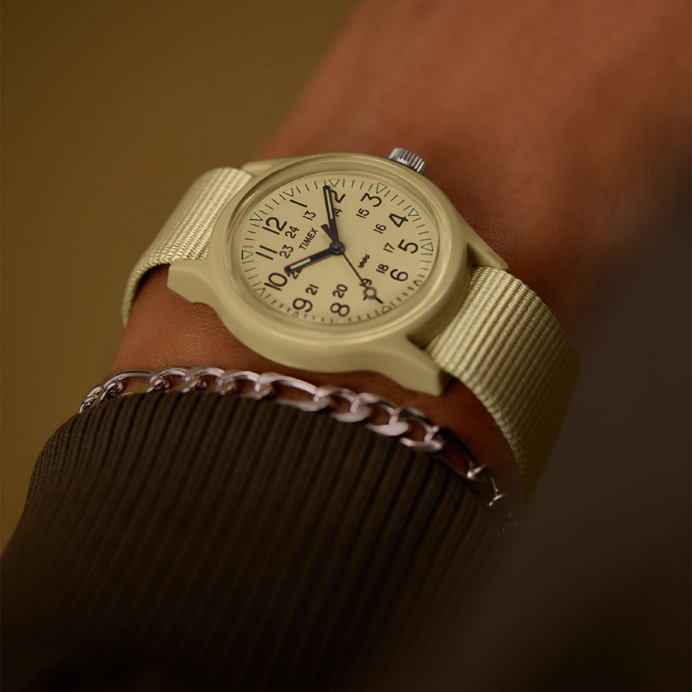 TIMEX TW2Y19800 Watch - Original Camper 1-Year Warranty Beige Durable Water-Resistant Stylish Casual Design (Image 7)