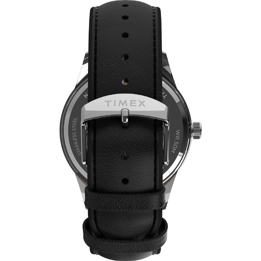 TIMEX TW2Y21600 Watch - "TIMEX Chicago Multi-Function Watch - 1-Year Warranty, Stylish Black Design [Genuine Product]" (Image