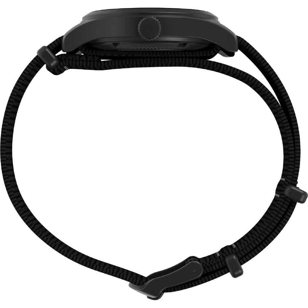 TIMEX TW2Y31900 Watch - Expedition Field Post Solar Black Case Black Dial Solar Powered Water Resistant Durable Design (Image