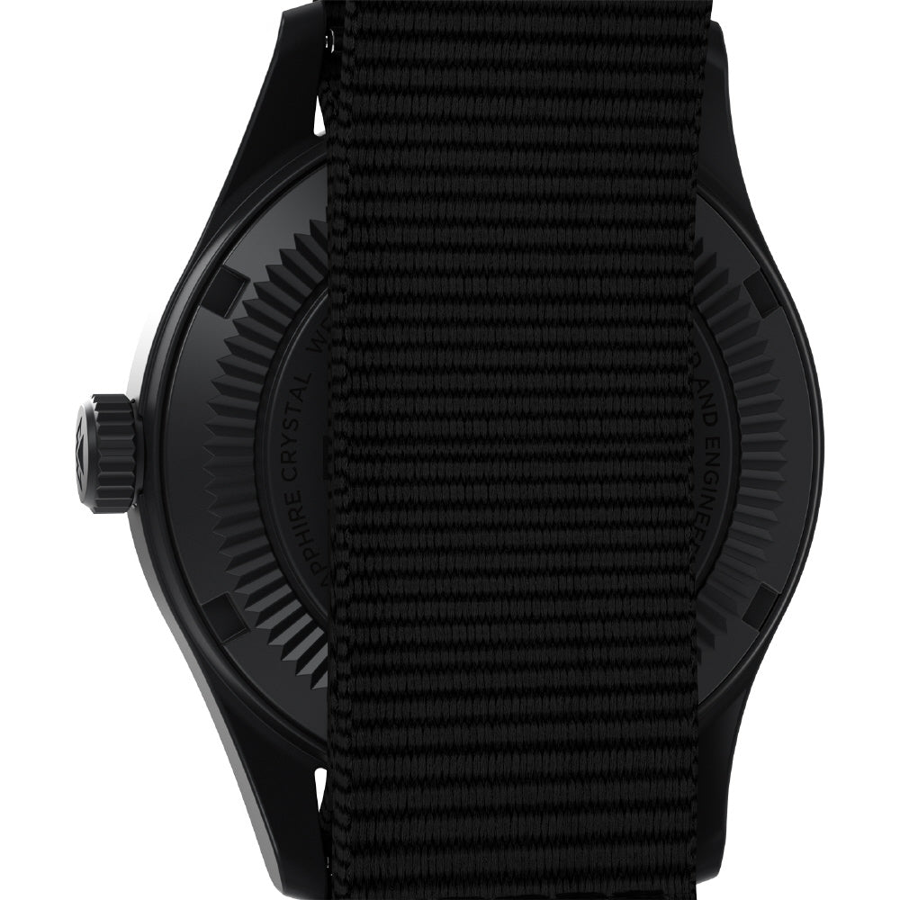 TIMEX TW2Y31900 Watch - Expedition Field Post Solar Black Case Black Dial Solar Powered Water Resistant Durable Design (Image