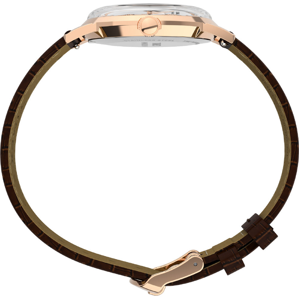 TIMEX TW2Y37700 Watch - Marlin 34mm Gold Case Water Resistant Classic Design 1-Year Warranty (Image 3)
