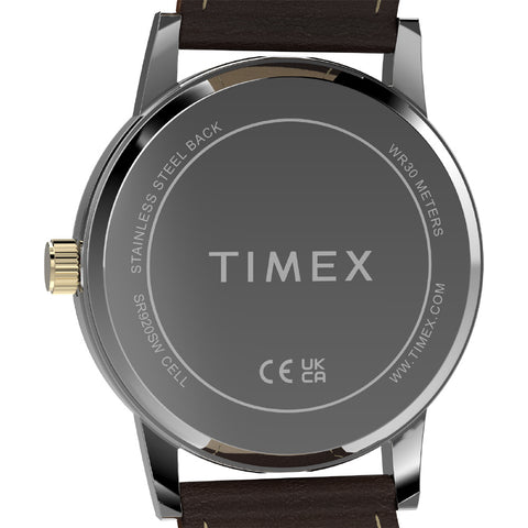 TIMEX TW2Y67600 Watch - Main Street 38mm Green Watch - Water Resistant - Classic Design - 1-Year Warranty (Image 3)