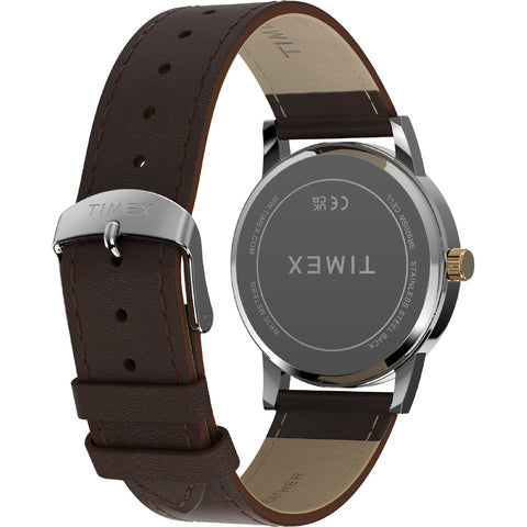 TIMEX TW2Y67600 Watch - Main Street 38mm Green Watch - Water Resistant - Classic Design - 1-Year Warranty (Image 4)