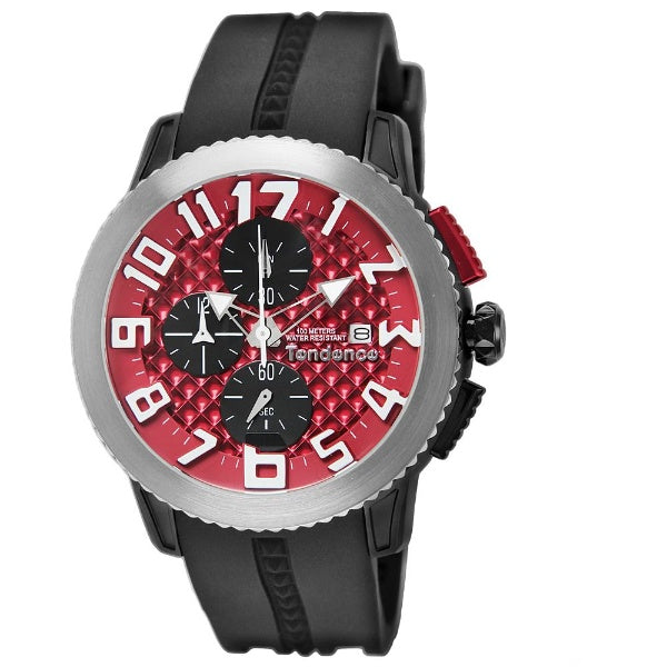 TENDENCE TY016005 Watch - Stylish Dome Design Water Resistant Swiss Movement Comfortable Silicone Strap