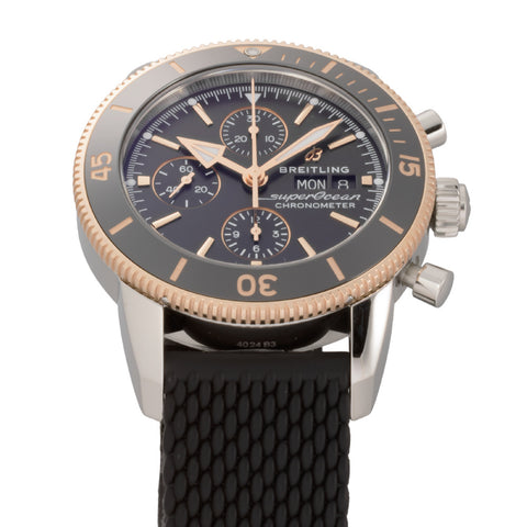 Breitling U13313121B1S1 Superocean Heritage Chronograph 2-Year Warranty Black Stainless Steel Water-Resistant