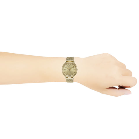 Versace VBP060017 Luxury Gold Watch 2-Year Warranty Elegant Design Swiss Movement