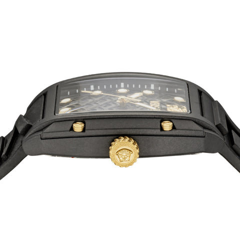 VE0N00125 Dominus Black Watch 2-Year Warranty Elegant Design Water Resistant Stylish Timepiece