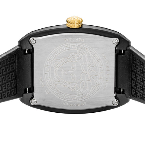 VE0N00125 Dominus Black Watch 2-Year Warranty Elegant Design Water Resistant Stylish Timepiece