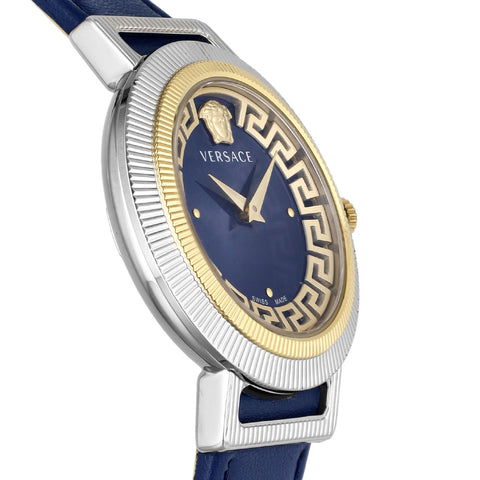 VERSACE VE3D00122 Watch - Greca Chic Blue Watch 2-Year Warranty Stylish Design Water Resistant Luxury Timepiece (Image 2)