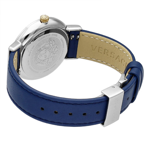VERSACE VE3D00122 Watch - Greca Chic Blue Watch 2-Year Warranty Stylish Design Water Resistant Luxury Timepiece (Image 4)