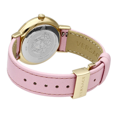 VERSACE VE3D00222 Watch - Greca Chic Pink Watch 2-Year Warranty Stylish Design Water Resistant Elegant Finish (Image 4)