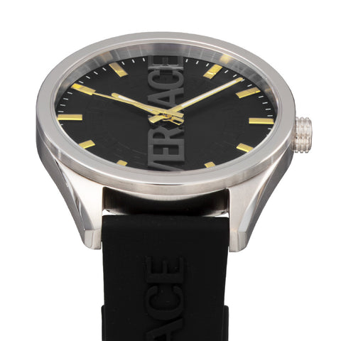 Versace VE3H00723 Luxury Black Watch Water Resistant 2-Year Warranty Stylish Design Durable Materials