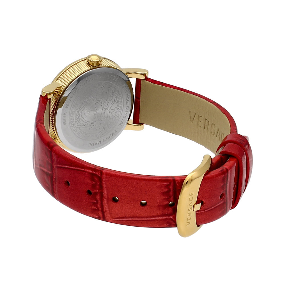 VERSACE VE6M00722 Watch - Studded Icon Design Red Color 2-Year Warranty Luxury Fashion Watch (Image 4)