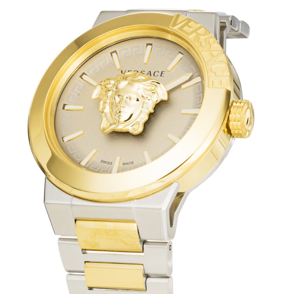 VERSACE VE7E00423 Watch - Medusa Infinite Gold 2-Year Warranty Luxury Design Water-Resistant Elegant Style (Image 3)