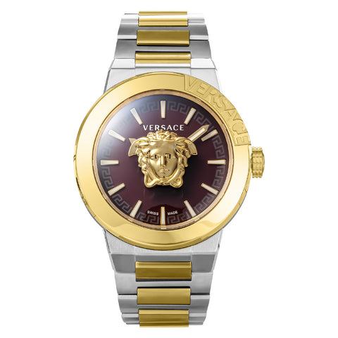 VERSACE VE7E00523 Watch - Medusa Infinite Red 2-Year Warranty Luxury Design Quartz Movement Stylish Timepiece