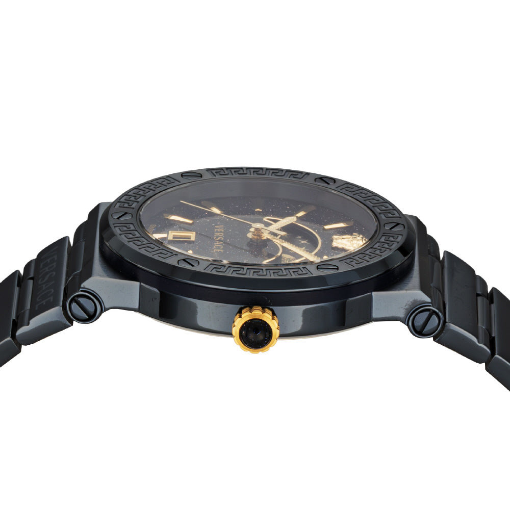 VERSACE VE7G00423 Watch - GRECA LOGO Navy Color 2-Year Warranty Elegant Design Swiss Movement (Image 5)