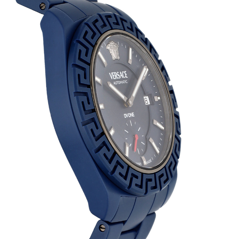VERSACE VE7K00223 Watch - Luxury Blue Dial Stainless Steel Case 2-Year Warranty Water Resistant Stylish Design (Image 2)
