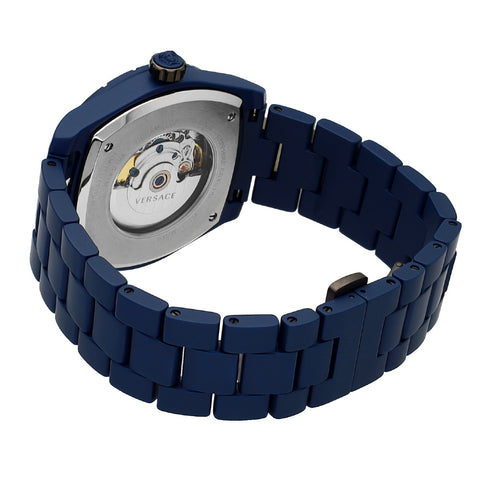 VERSACE VE7K00223 Watch - Luxury Blue Dial Stainless Steel Case 2-Year Warranty Water Resistant Stylish Design (Image 4)