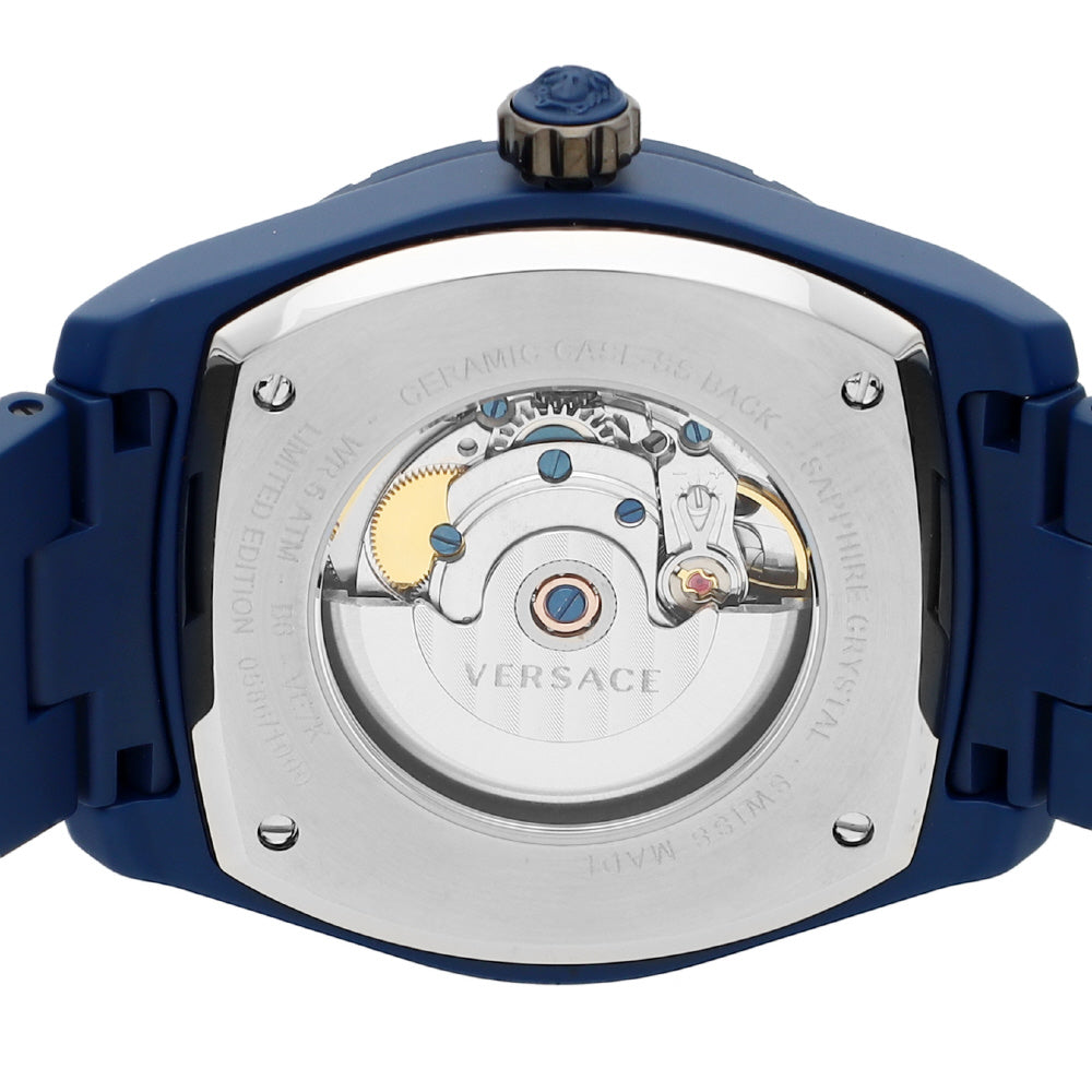 VERSACE VE7K00223 Watch - Luxury Blue Dial Stainless Steel Case 2-Year Warranty Water Resistant Stylish Design (Image 5)