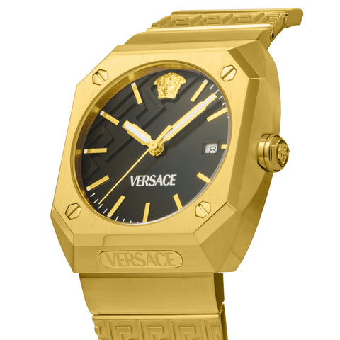 VERSACE VE8F00424 Watch - Antares Collection Black Dial Stainless Steel Case Water Resistant 2-Year Warranty (Image 3)