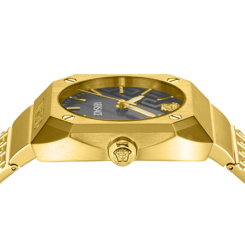 VERSACE VE8F00424 Watch - Antares Collection Black Dial Stainless Steel Case Water Resistant 2-Year Warranty (Image 5)