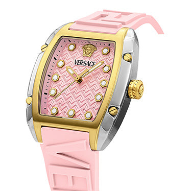 VERSACE VE8K00224 Watch - Dominus 2-Year Warranty Pink Luxury Design Swiss Movement Water Resistant (Image 3)