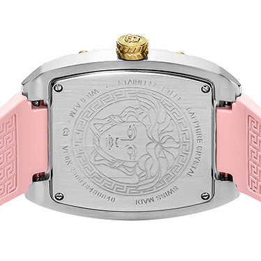 VERSACE VE8K00224 Watch - Dominus 2-Year Warranty Pink Luxury Design Swiss Movement Water Resistant (Image 6)