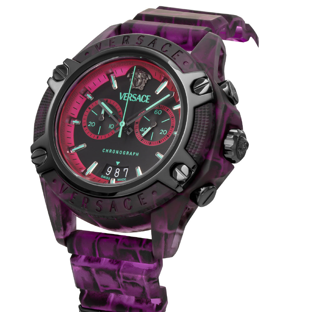 VERSACE VE8P00124 Watch - Icon Active 2-Year Warranty Purple Stylish Design Durable Build Water Resistant (Image 3)
