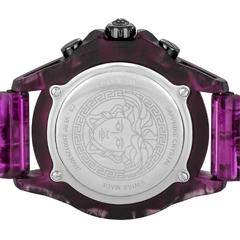VERSACE VE8P00124 Watch - Icon Active 2-Year Warranty Purple Stylish Design Durable Build Water Resistant (Image 6)