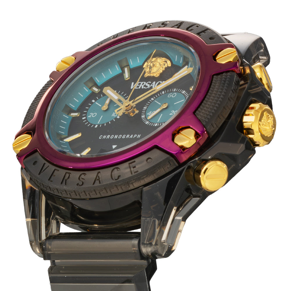 VERSACE VE8P00224 Watch - Icon Active Black 2-Year Warranty Stylish Design Water-Resistant Durable Build (Image 3)