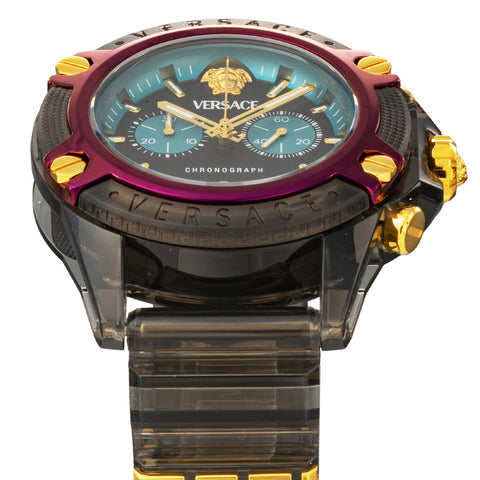 VERSACE VE8P00224 Watch - Icon Active Black 2-Year Warranty Stylish Design Water-Resistant Durable Build (Image 4)