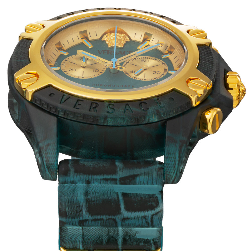 VERSACE VE8P00324 Watch - Icon Active Green 2-Year Warranty Stylish Design Water-Resistant Durable Build (Image 4)