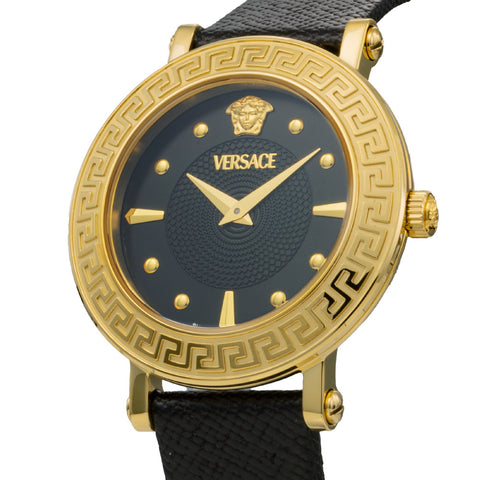 VERSACE VE9C00224 Watch - Greca Sphere 2-Year Warranty Black Stainless Steel Water Resistant Elegant Design (Image 3)