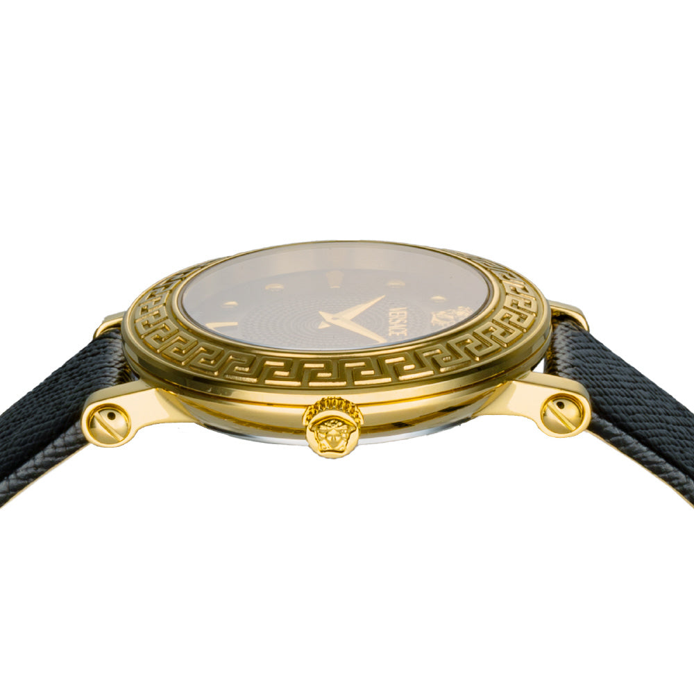 VERSACE VE9C00224 Watch - Greca Sphere 2-Year Warranty Black Stainless Steel Water Resistant Elegant Design (Image 5)