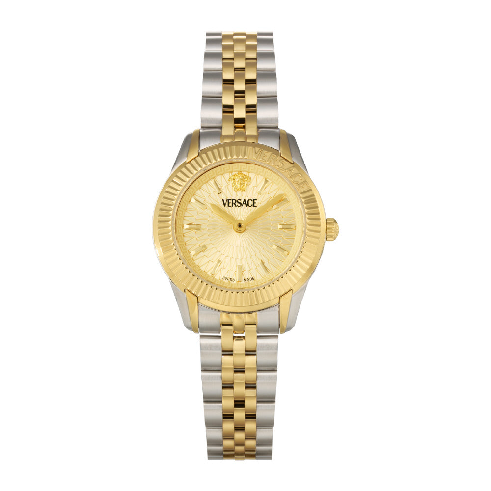 IPPO JAPAN WATCH VE9CA0925 Watch - GRECA TIME Gold Stainless Steel Water Resistant 2-Year Warranty Elegant Design