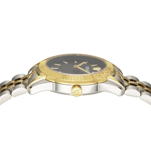 IPPO JAPAN WATCH VE9CA1125 Watch - GRECA TIME 2-Year Warranty Black Stylish Design Water Resistant Durable Construction (Imag