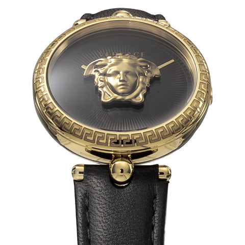 VERSACE VECQ00118 Watch - Palazzo Empire Black Luxury Watch 2-Year Warranty Elegant Design Swiss Movement (Image 5)