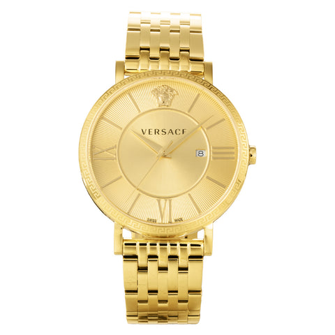 VERSACE VENCA0524 Watch - Gold Luxury Watch Water Resistant 2-Year Warranty Elegant Design