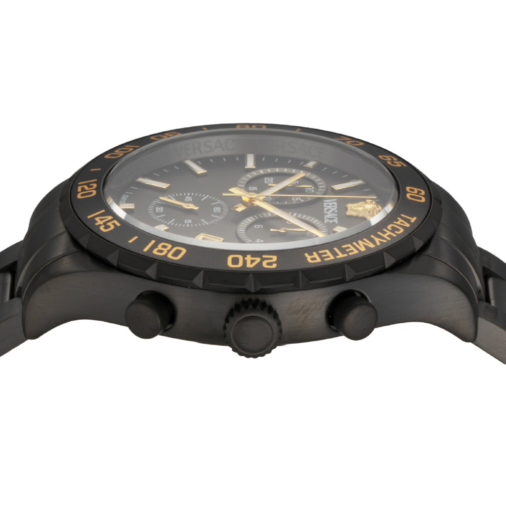 VERSACE VEPCA0624 Watch - Elegant Hellenium Design 2-Year Warranty Black Finish Stylish Timepiece (Image 4)