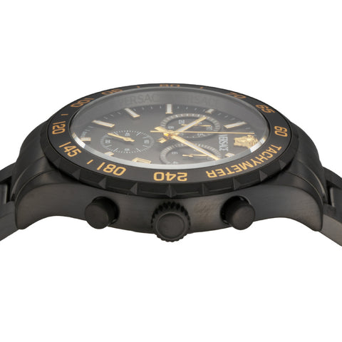 VERSACE VEPCA0624 Watch - Elegant Hellenium Design 2-Year Warranty Black Finish Stylish Timepiece (Image 4)