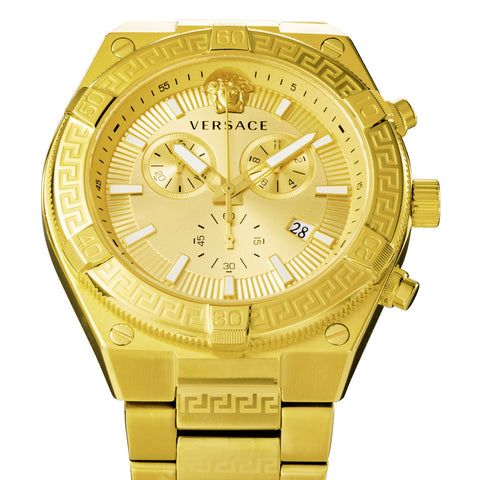 IPPO JAPAN WATCH VESO01424 Watch - Sporty Greca 2-Year Warranty Gold Stylish Design Durable Construction Water-Resistant (Ima